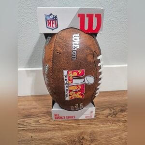 New Wilson Super Bowl LIX NFL Bronze Series Official Size Football